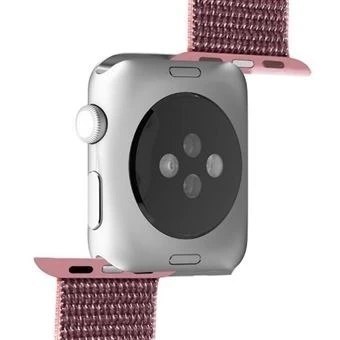 Pasek Nylonowy Puro Sport Band do Apple Watch 42/44/45 mm w Różowym - ultralekki i wygodny na każdą okazję