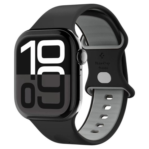 Pasek Spigen Nano Pop do Apple Watch 44/45/46/49 mm Czarno-Szary