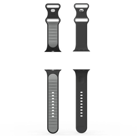 Pasek Spigen Nano Pop do Apple Watch 44/45/46/49 mm Czarno-Szary