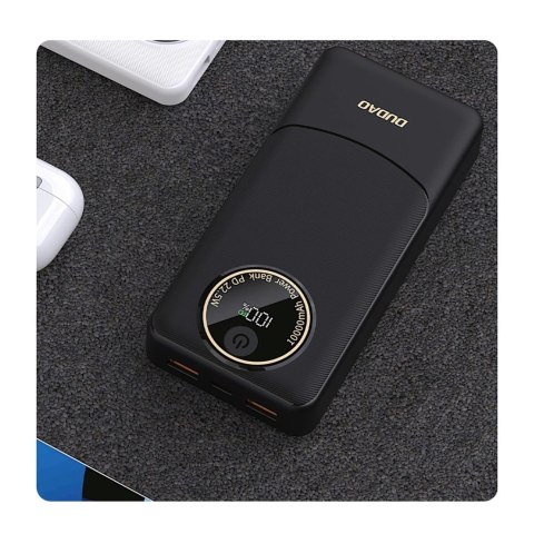Powerbank Dudao K12Pro 20000mAh 22.5W USB-C USB-A Czarny