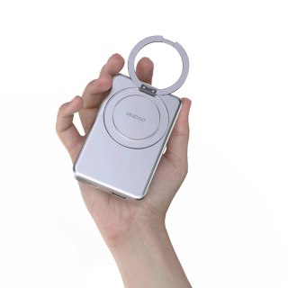 Powerbank Dudao K28 10000mAh 22.5W MagSafe Podstawka Srebrny