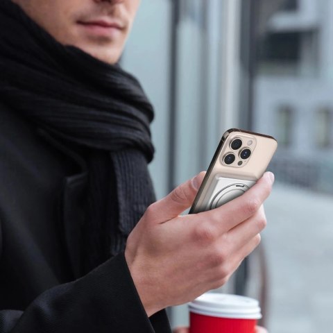 Powerbank Dudao K28 10000mAh 22.5W MagSafe Podstawka Szary