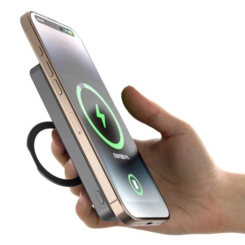 Powerbank Dudao K28 10000mAh 22.5W MagSafe Podstawka Szary