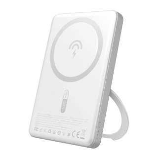 Powerbank Dudao K28S MagSafe 5000mAh 20W z podstawką Srebrny