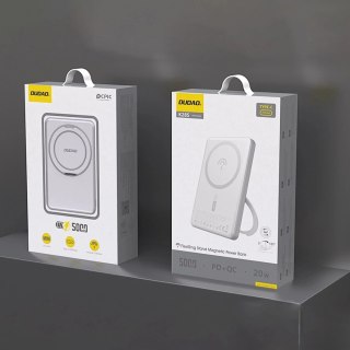 Powerbank Dudao K28S MagSafe 5000mAh 20W z podstawką Srebrny