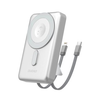 Powerbank Dudao K29 10000mAh 20W MagSafe Kable Podstawka Srebrny