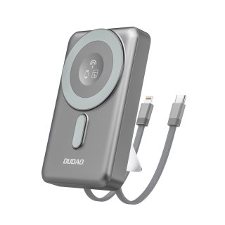 Powerbank Dudao K29 10000mAh 20W MagSafe Kable Podstawka Szary