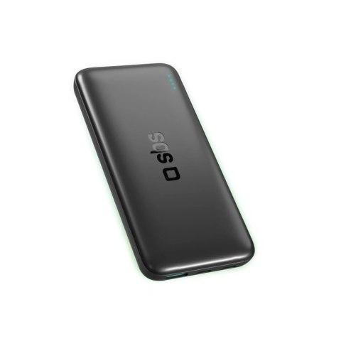 Powerbank SBS Infinity 10000mAh 10W LiFePO₄ USB-C USB-A Czarny
