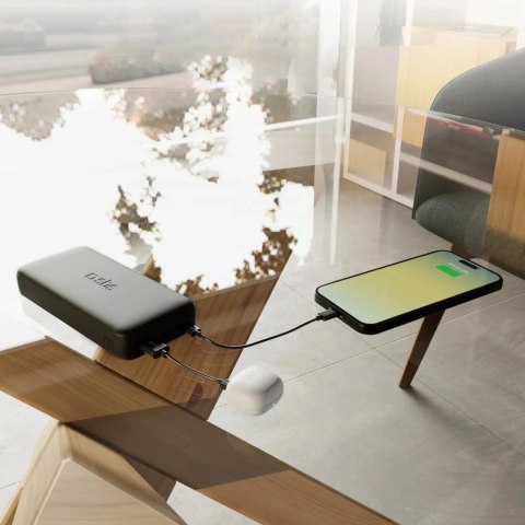 Powerbank SBS Infinity 20000mAh 10W LiFePO₄ USB-C USB-A Czarny