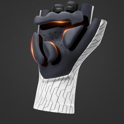 Rękawiczki Rowerowe Rockbros Szosowe L Krótkie Biało-Czarne