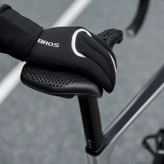 Rękawiczki rowerowe Rockbros Wodoodporne L/XL Czarne