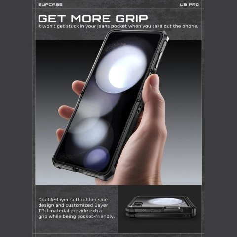 Etui Ochronne do Galaxy Z Flip 7 Supcase Unicorn Beetle Pro Czarny