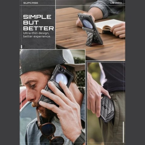 Etui Ochronne do Galaxy Z Flip 7 Supcase Unicorn Beetle Pro Czarny