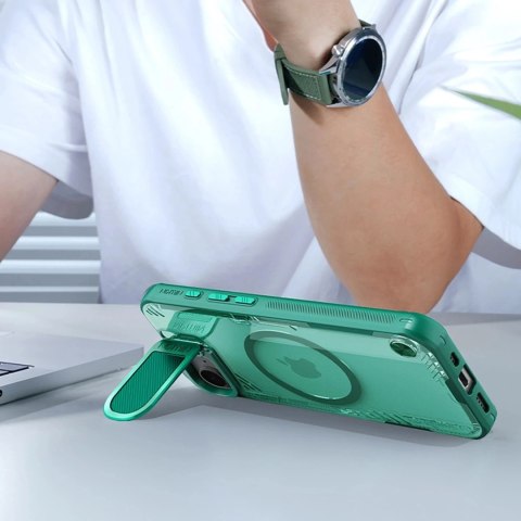 Etui Ochronne do iPhone 16e Nillkin Iceblade Prop Mag Zielone