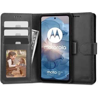 Etui Portfelowe do Motorola G24/G24 Power/G04/E14 Tech-Protect Czarny