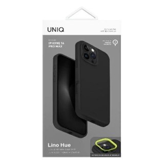 Etui UNIQ Lino Hue Magclick Charging na iPhone 16 Pro Max - szare