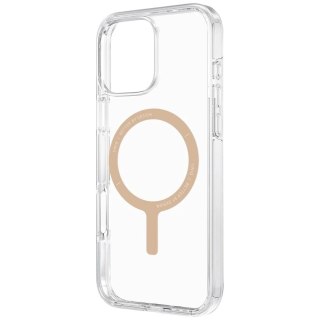 Etui do iPhone 16 Pro Max UNIQ Clario MagClick Złote Przezroczyste