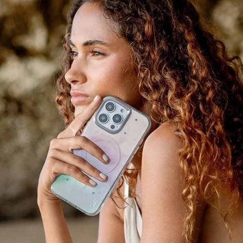 Etui do iPhone 16 Pro Max UNIQ Coehl Celest MagSafe Opal