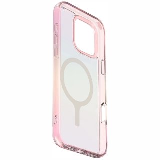 Etui do iPhone 16 Pro Max UNIQ Iridescia MagClick Różowy