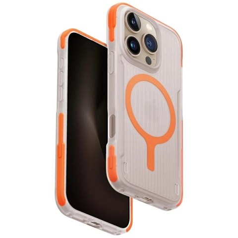Etui do iPhone 16 Pro UNIQ Combat Active MagClick Pomarańczowe