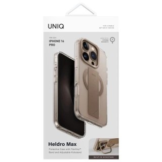 Etui do iPhone 16 Pro UNIQ Heldro Max Złote MagSafe MagClick