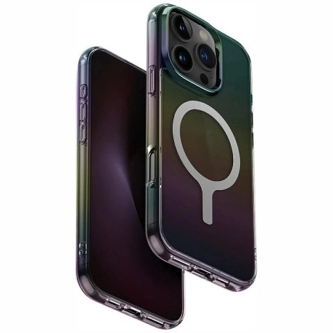 Etui do iPhone 16 Pro UNIQ Iridescia MagClick Czarny