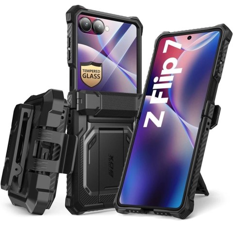 Etui ochronne Supcase ArmorBox do Galaxy Z Flip 7 - pancerna ochrona 360° w czerni