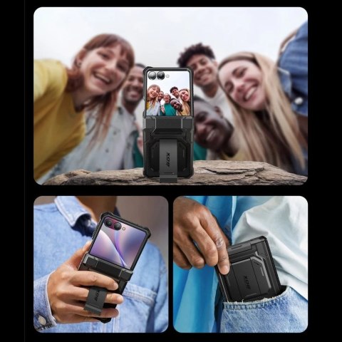 Etui ochronne Supcase ArmorBox do Galaxy Z Flip 7 - pancerna ochrona 360° w czerni