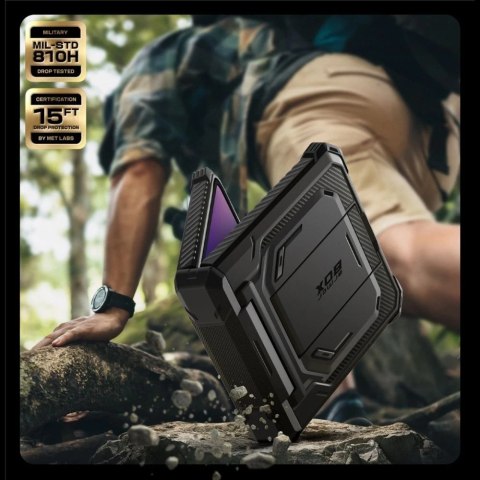Etui ochronne Supcase ArmorBox do Galaxy Z Flip 7 - pancerna ochrona 360° w czerni