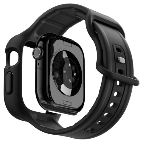 Etui z paskiem Spigen Vault Pro Apple Watch 10 42 mm Czarne
