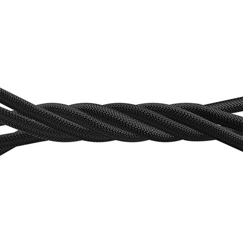 Kabel 3w1 Baseus 100W USB-C/USB-C/Lightning 1,5m LED Czarny