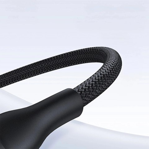 Kabel 3w1 Baseus 100W USB-C/USB-C/Lightning 1,5m LED Czarny