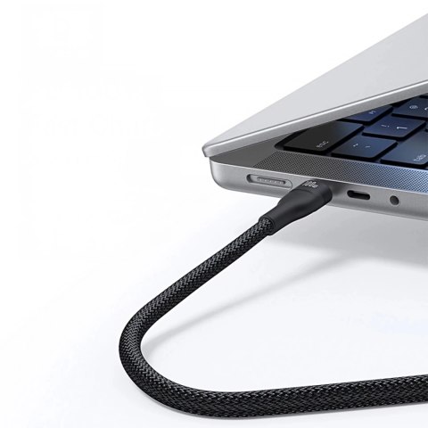 Kabel 3w1 Baseus 100W USB-C/USB-C/Lightning 1,5m LED Czarny