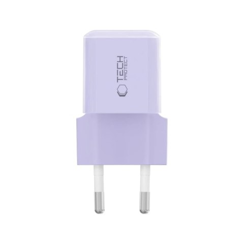 Ładowarka Sieciowa USB-C Tech-Protect NCM25 25W PD Fioletowa