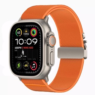 Pasek Tech-Protect Nylon Clasp Apple Watch 44-49 mm Pomarańczowy