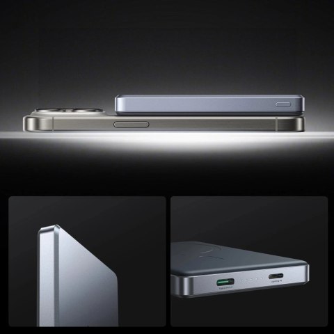 Powerbank Joyroom JR-PBM08 Pro 10000mAh Bezprzewodowy Szary