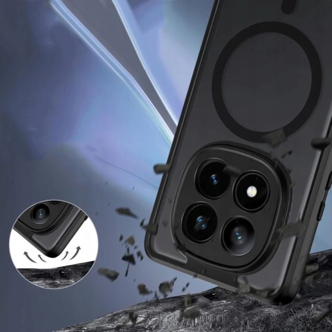 Etui MagMat MagSafe do Redmi Note 14 Pro / POCO X7 5G Czarny