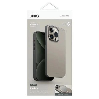 Etui do iPhone 15 Pro Max UNIQ Lyden DS MagSafe Beżowo-zielone