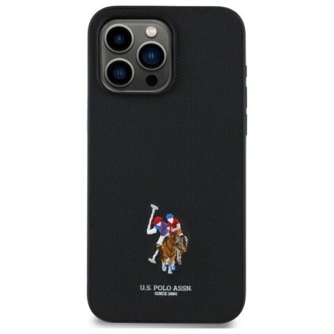 Etui do iPhone 15 Pro Max US Polo Embroidered DH Color Czarne