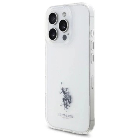 Etui do iPhone 15 Pro Max US Polo IML Double Horse Przezroczyste