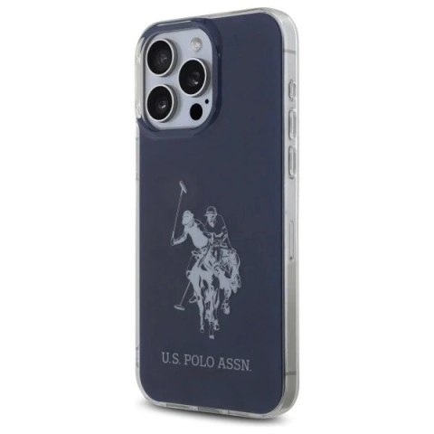 Etui do iPhone 15 Pro Max US Polo Shiny Big Logo Granatowe