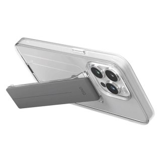 Etui do iPhone 15 Pro UNIQ Heldro Mount Grip Stand Przezroczyste