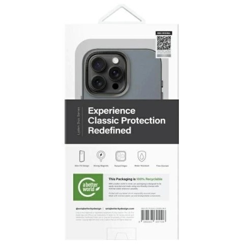 Etui do iPhone 16 Pro UNIQ Lyden DS Niebiesko-Czarne MagSafe
