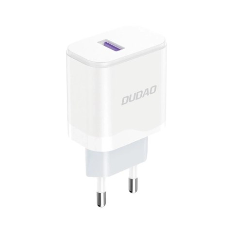 Ładowarka Dudao A20EU 18W USB-A Quick Charge 3.0 Biała