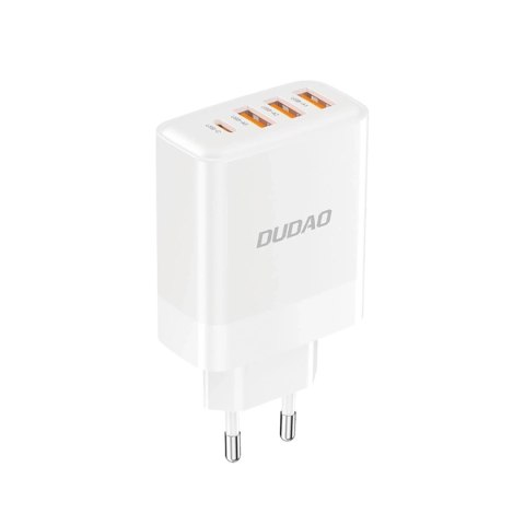 Ładowarka Dudao A5HEU 20W 3x USB-A + USB-C PD QC 3.0 Biała