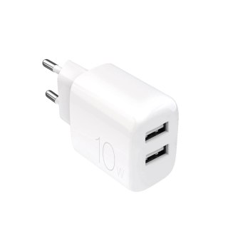 Ładowarka Puro PROLITE 10W 2x USB-A - biała