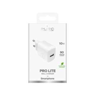 Ładowarka sieciowa Puro PROLITE 10W USB-A - biała