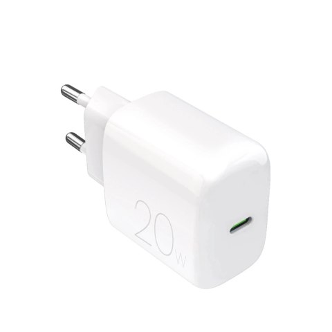 Ładowarka sieciowa Puro PROLITE 20W USB-C - biała
