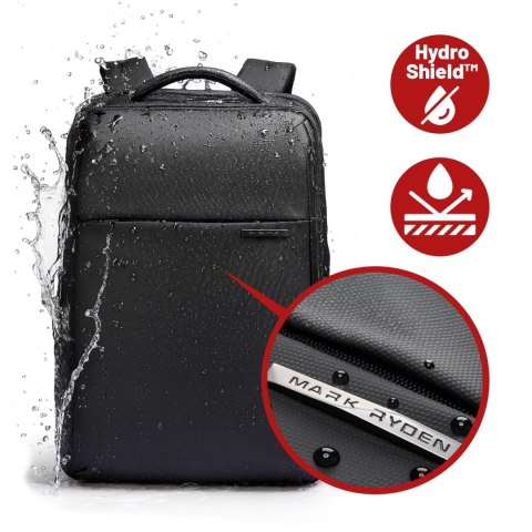 Plecak do Biura na Laptopa 15.6" Mark Ryden, Wodoodporny, Elegancki i Stylowy, Pojemny 23L, Praktyczny z Zamkiem YKK i Bocznymi 