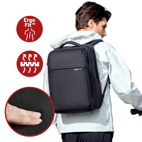 Plecak do Biura na Laptopa 15.6" Mark Ryden, Wodoodporny, Elegancki i Stylowy, Pojemny 23L, Praktyczny z Zamkiem YKK i Bocznymi 